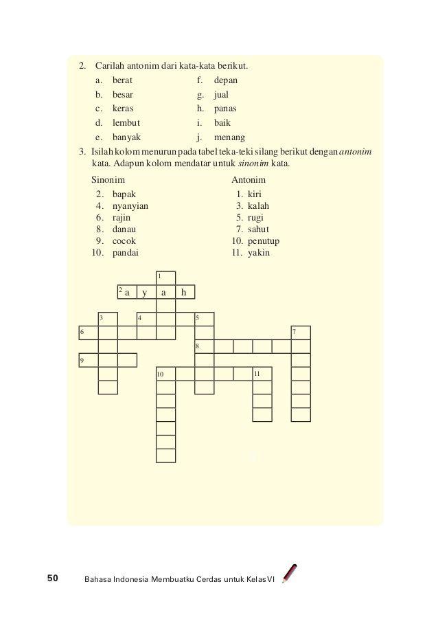 Detail Teka Teki Sinonim Nomer 4