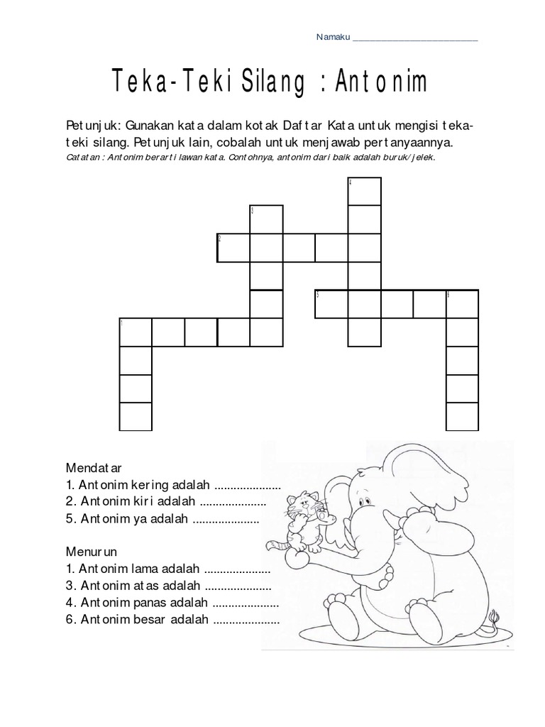 Detail Teka Teki Sinonim Nomer 10