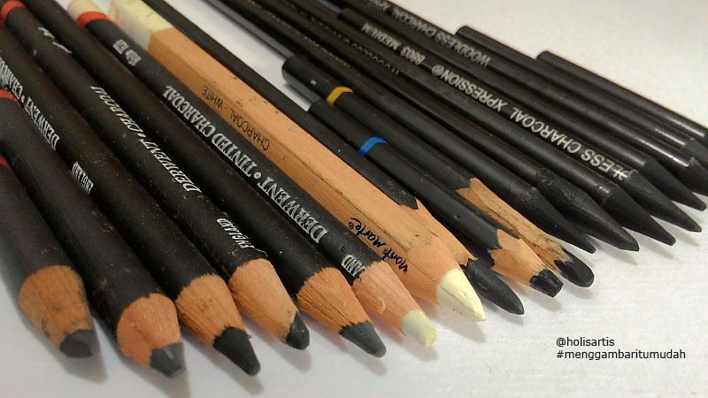 Detail Teknik Gambar Pensil Arang Yang Mudah Nomer 40
