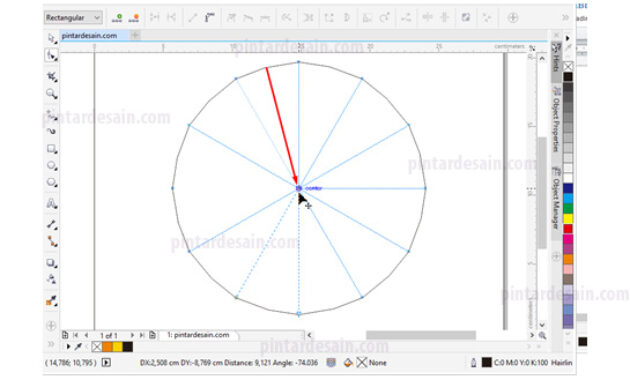 Detail Teknik Membuat Gambar Geometris Menggunakan Corel Nomer 2