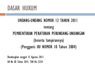 Detail Teknik Penyusunan Peraturan Perundang Undangan Nomer 18