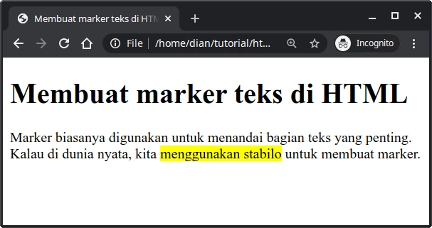 Detail Teks Berjalan Di Dal Gambar Html Nomer 19