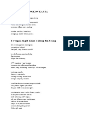 Detail Teks Puisi Mata Luka Sengkon Karta Nomer 3