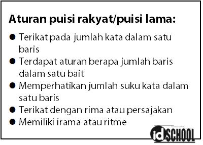 Detail Teks Puisi Rakyat Nomer 6