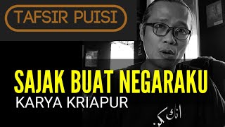 Detail Teks Puisi Sajak Bagi Negaraku Karya Kriapur Nomer 14