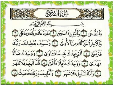 Detail Teks Surat Ad Dhuha Nomer 17