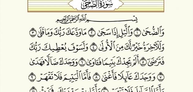 Detail Teks Surat Ad Dhuha Nomer 27