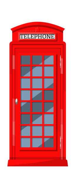 Detail Telephone Booth Clipart Nomer 11