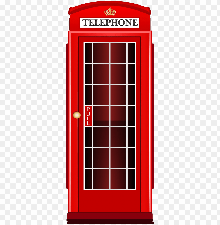 Detail Telephone Booth Clipart Nomer 15