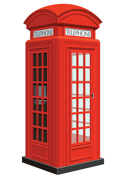 Detail Telephone Booth Clipart Nomer 16