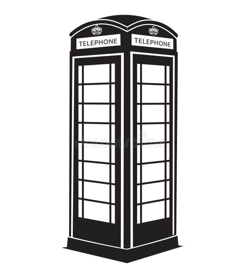 Detail Telephone Booth Clipart Nomer 20