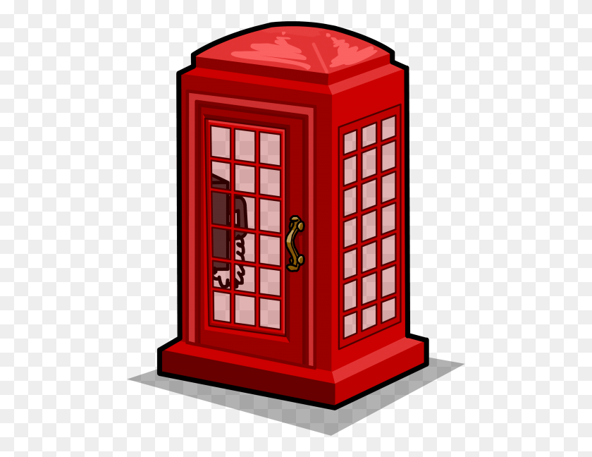 Detail Telephone Booth Clipart Nomer 23