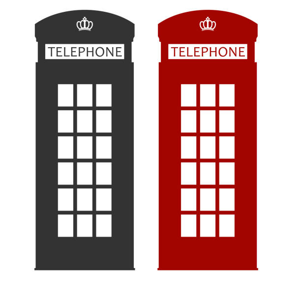 Detail Telephone Booth Clipart Nomer 31