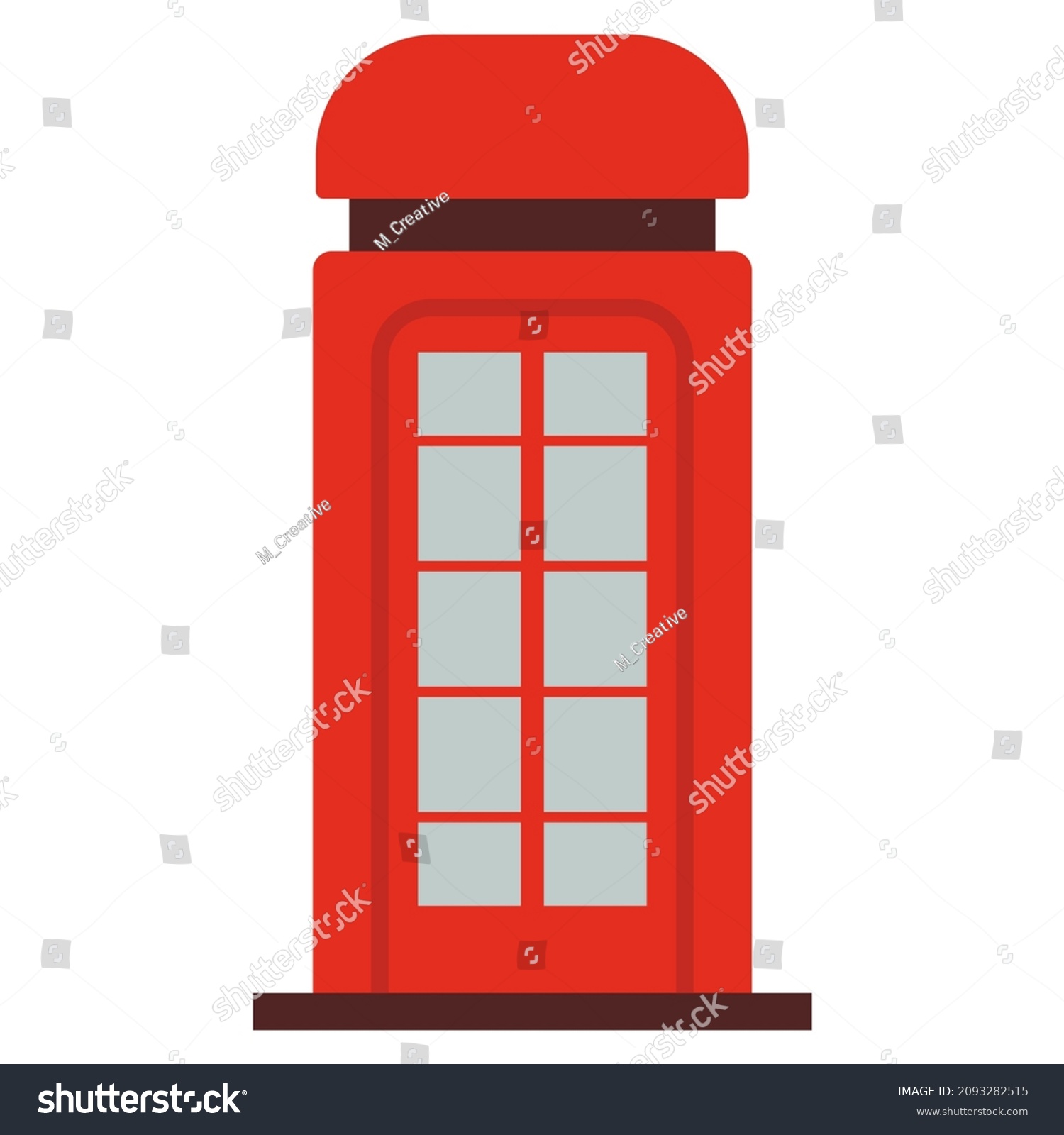 Detail Telephone Booth Clipart Nomer 47