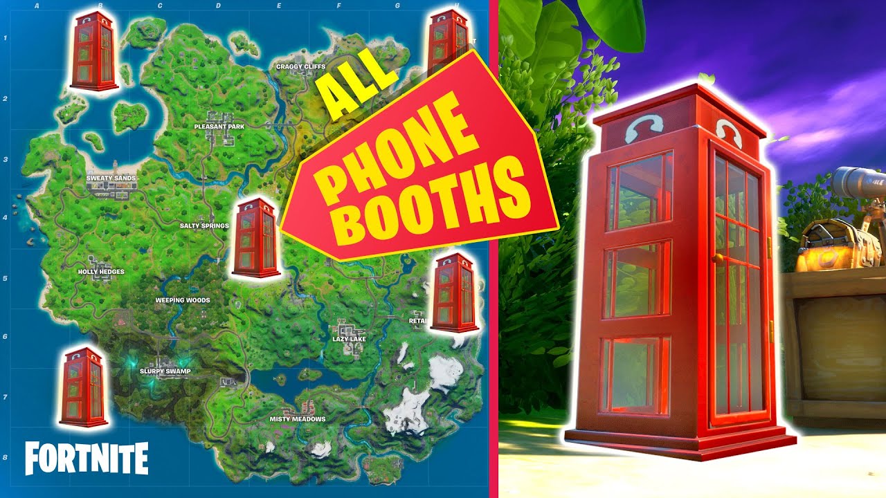 Detail Telephone Booth Locations Fortnite Nomer 2