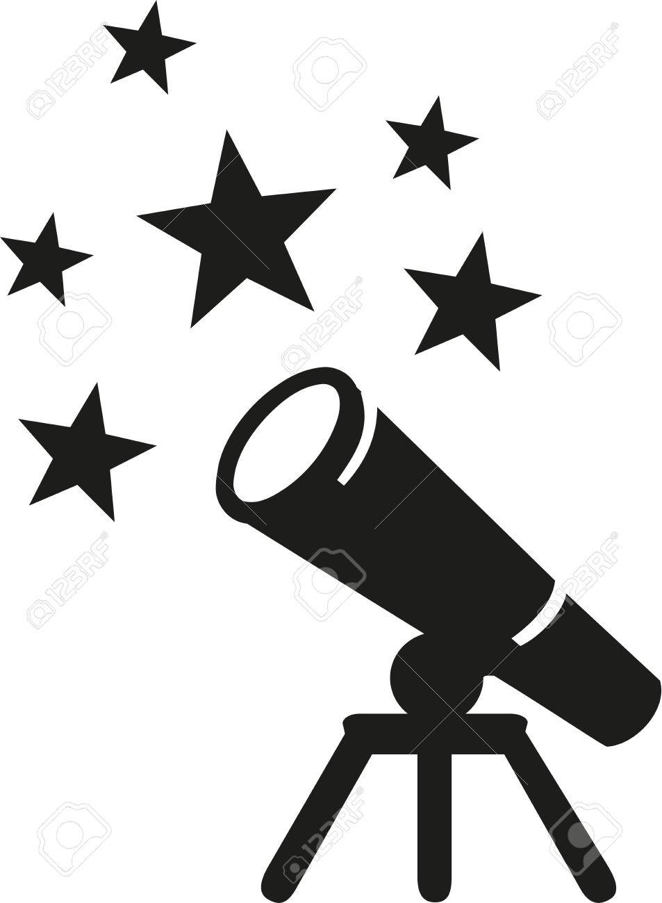 Detail Telescope And Stars Clipart Nomer 13