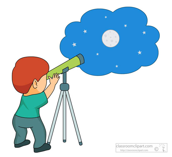 Download Telescope And Stars Clipart Nomer 3