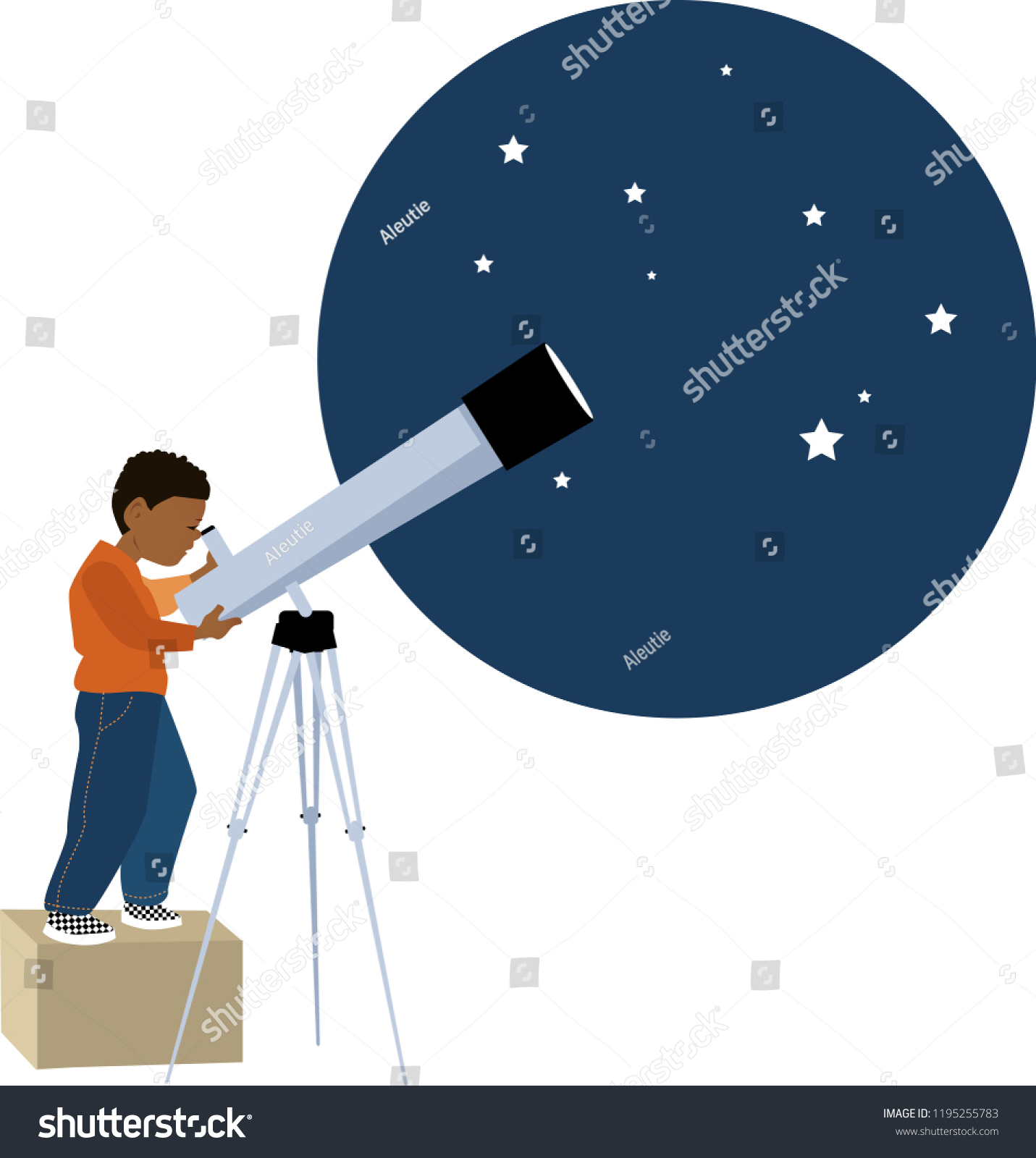 Detail Telescope And Stars Clipart Nomer 23