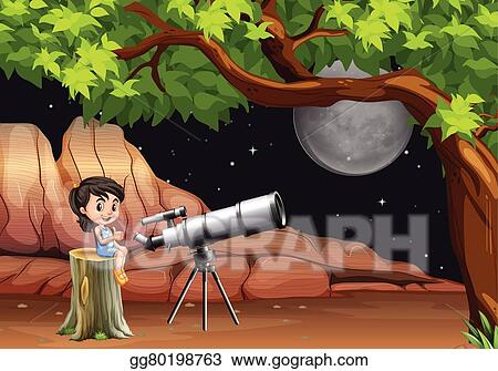 Detail Telescope And Stars Clipart Nomer 28