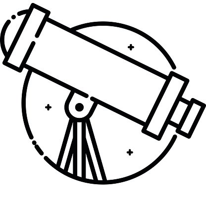 Detail Telescope And Stars Clipart Nomer 29