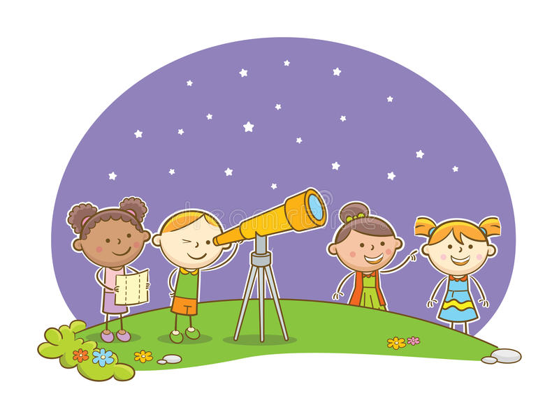 Detail Telescope And Stars Clipart Nomer 6