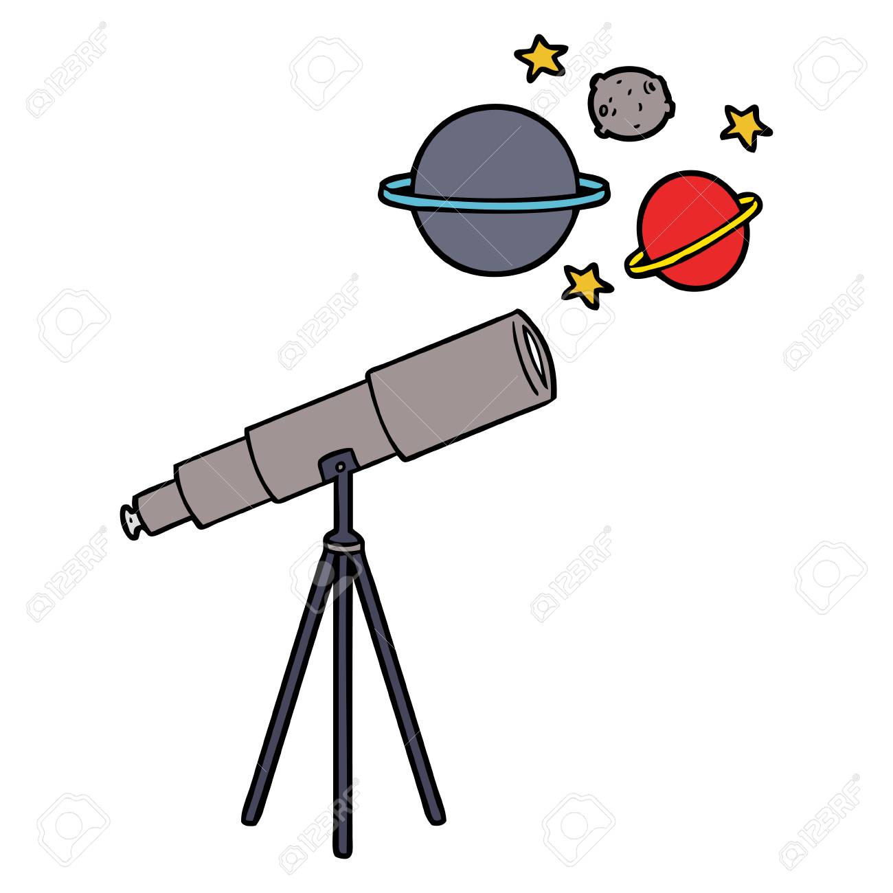 Detail Telescope Clipart Nomer 11