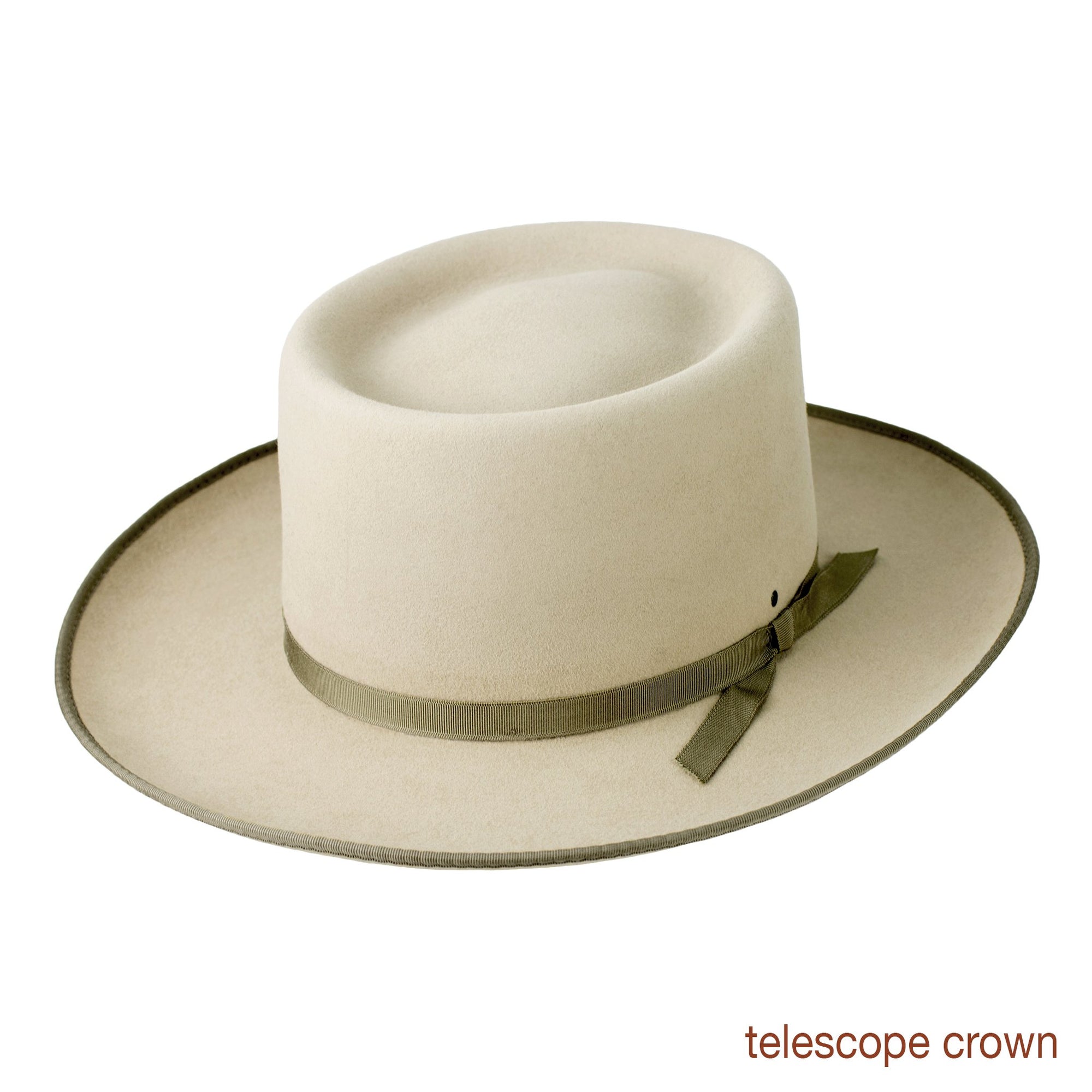 Detail Telescope Crown Cowboy Hat Nomer 50