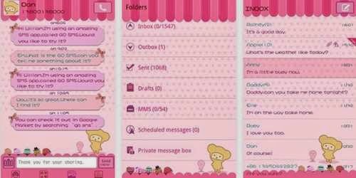 Detail Tema Android Lucu Pink Nomer 34