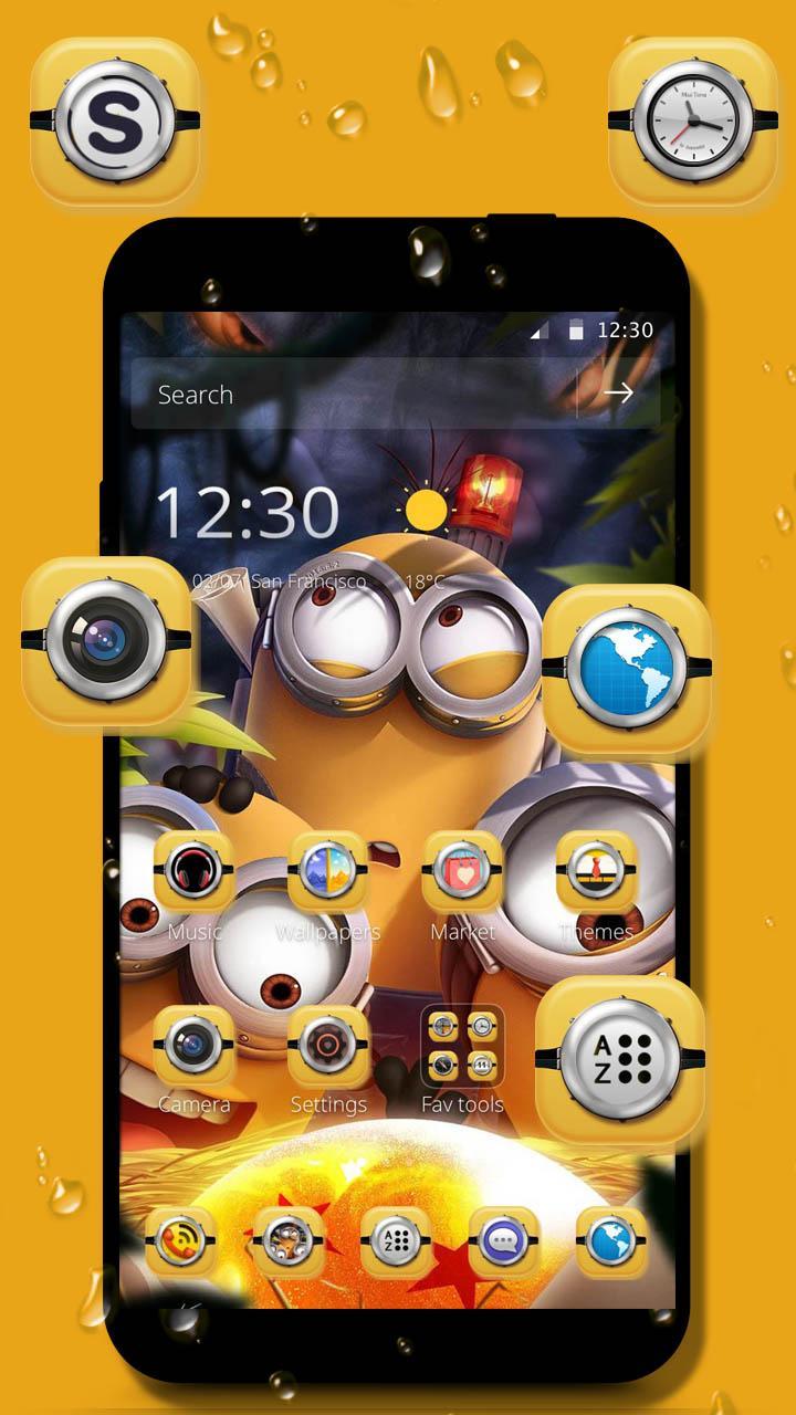 Detail Tema Android Minion Nomer 2