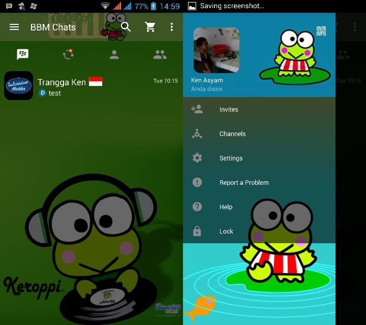 Detail Tema Bbm Keroppi Nomer 19