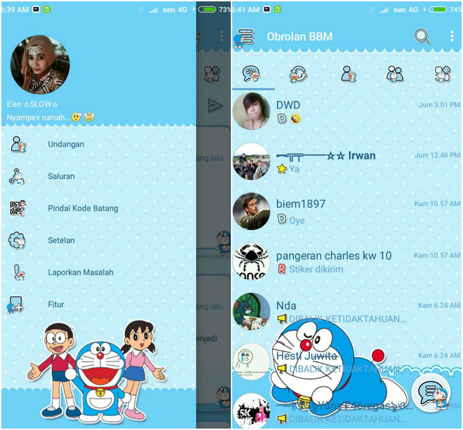 Detail Tema Bbm Transparan Doraemon Nomer 7