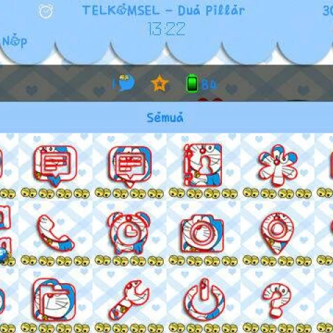 Detail Tema Blackberry Doraemon Nomer 13