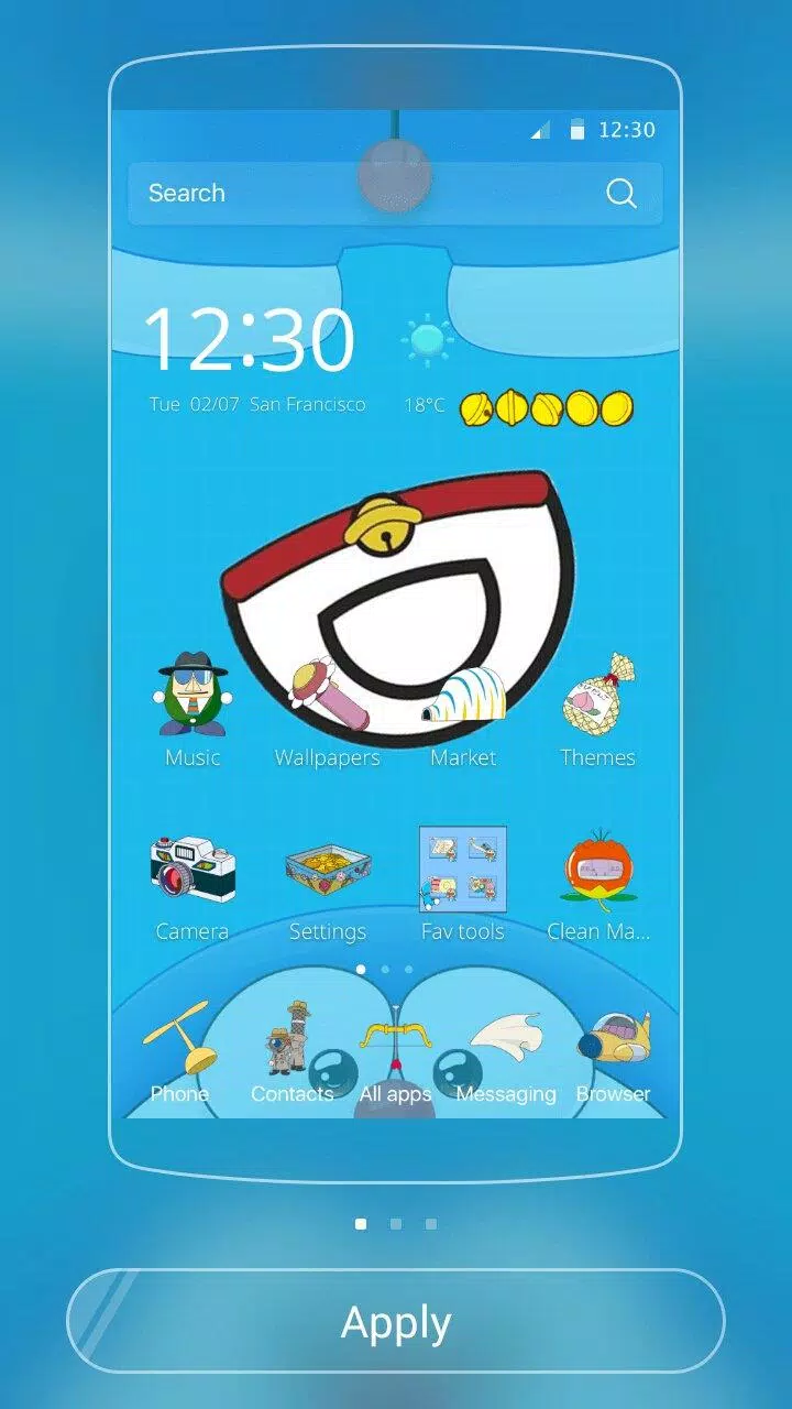 Detail Tema C Launcher Doraemon Nomer 20