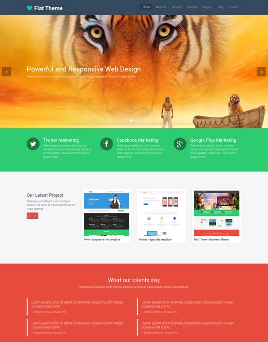 Detail Tema Desain Web Nomer 29