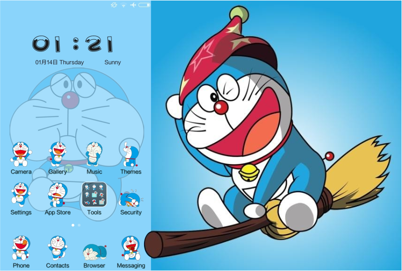 Detail Tema Doraemon For Android Nomer 5
