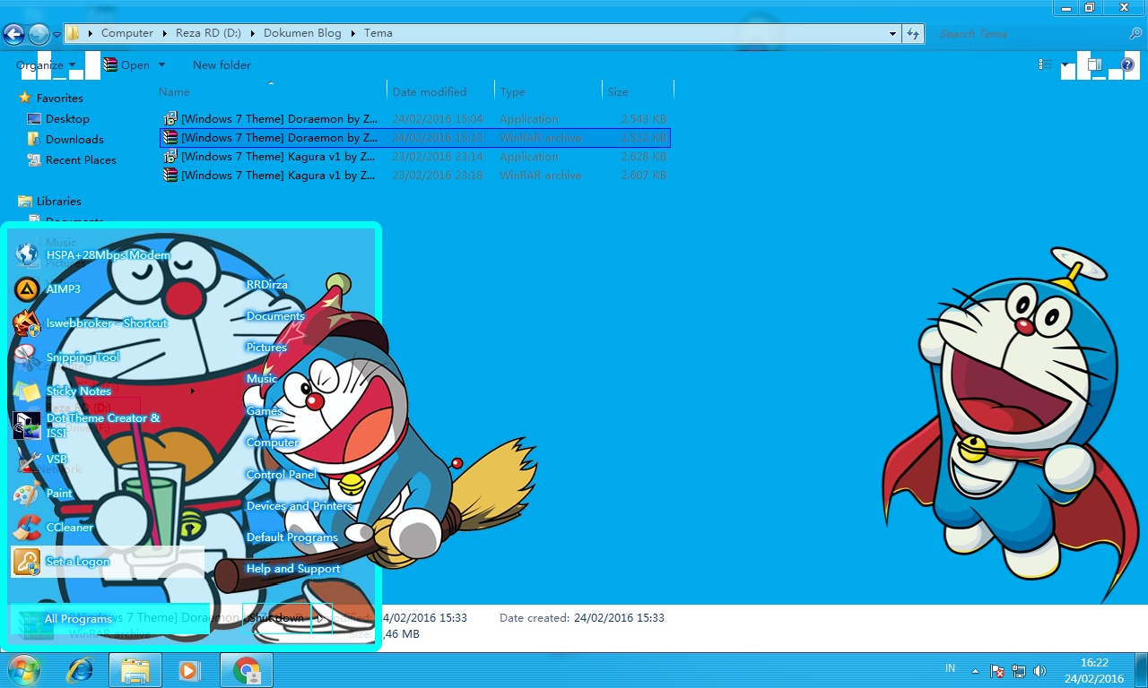 Detail Tema Doraemon Untuk Windows 7 Nomer 14