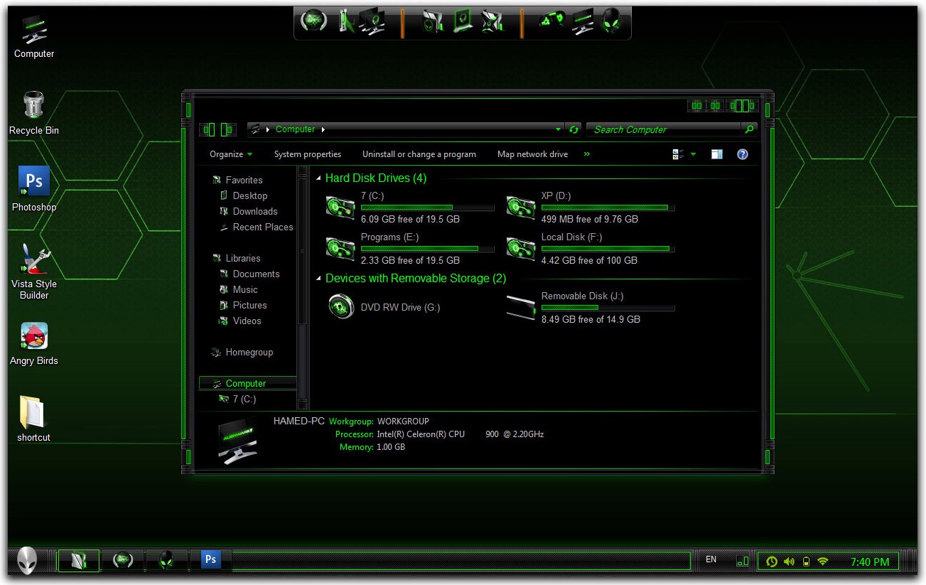 Detail Tema Hacker Untuk Windows 7 Nomer 29