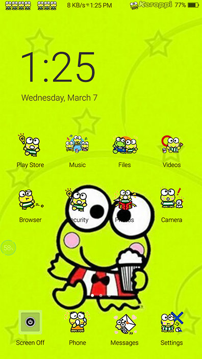 Detail Tema Keroppi Android Nomer 2