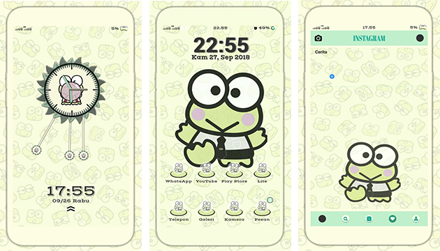 Detail Tema Keroppi Android Nomer 36