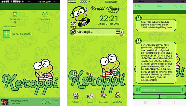 Detail Tema Keroppi Android Nomer 7