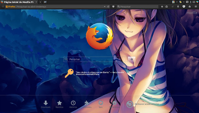 Detail Tema Mozilla Firefox Anime Nomer 15