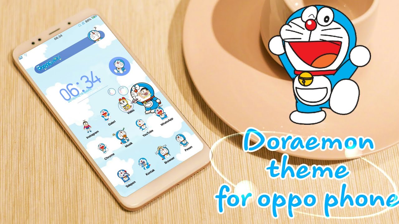 Detail Tema Oppo Neo 7 Doraemon Nomer 8