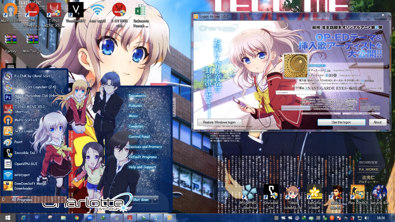 Detail Tema Pc Windows 7 Anime Nomer 3