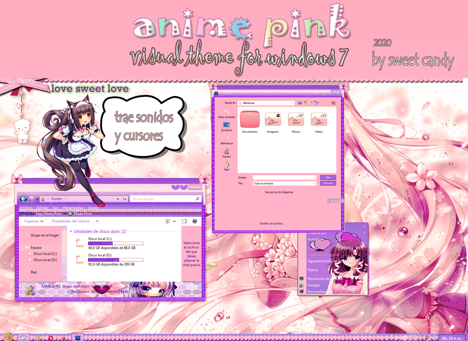 Detail Tema Pc Windows 7 Anime Nomer 35