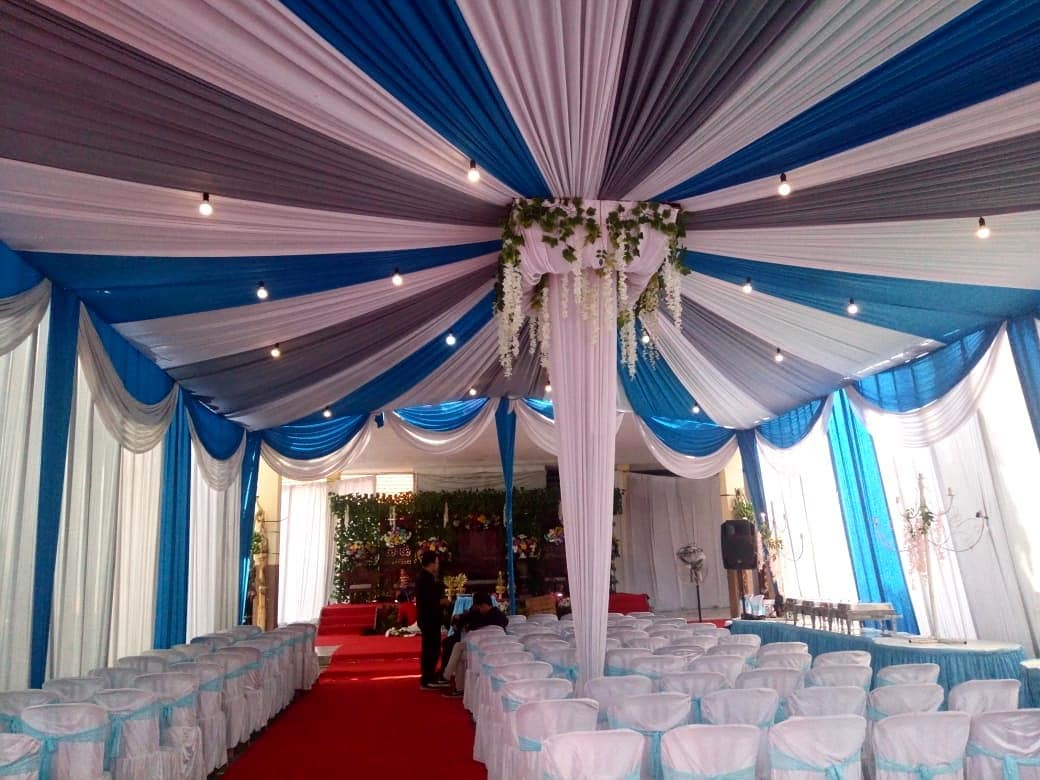 Detail Tema Pernikahan Biru Silver Nomer 40