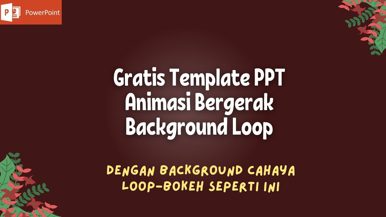 Detail Tema Powerpoint Bergerak Nomer 40