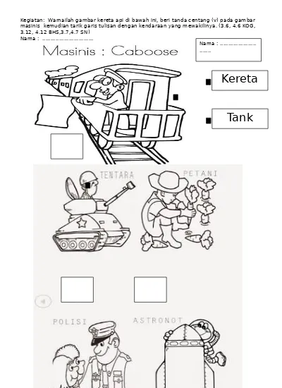 Detail Tema Rekreasi Tk B Nomer 4