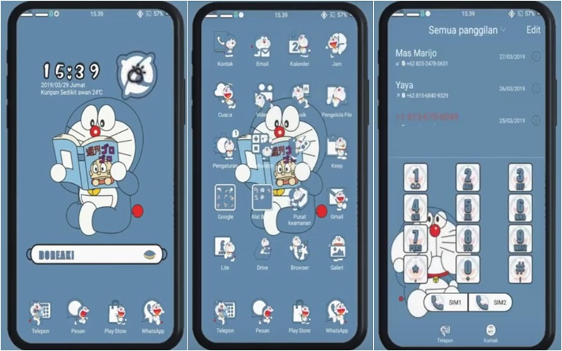 Detail Tema Samsung Doraemon Nomer 21