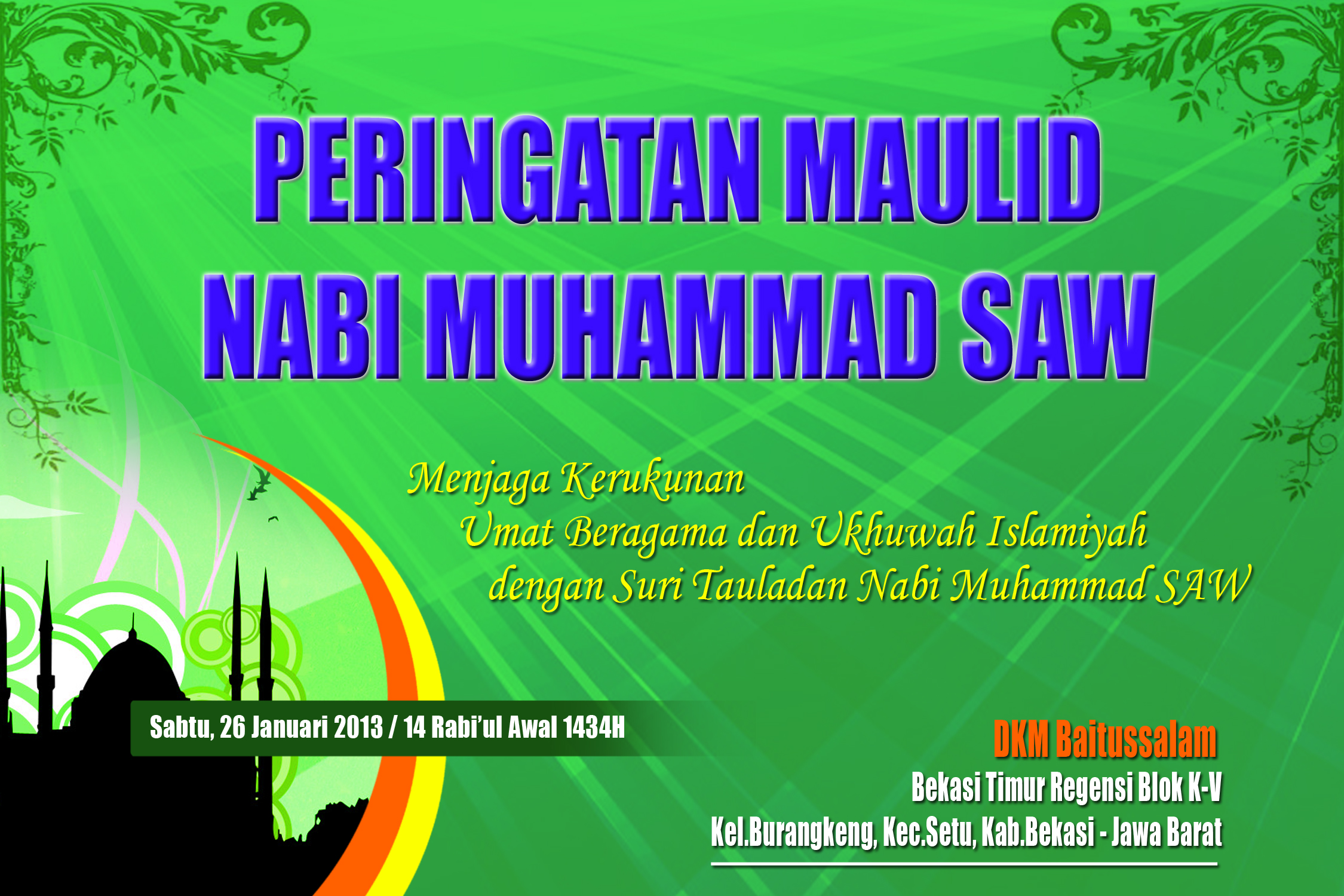 Detail Tema Spanduk Maulid Nabi Nomer 45