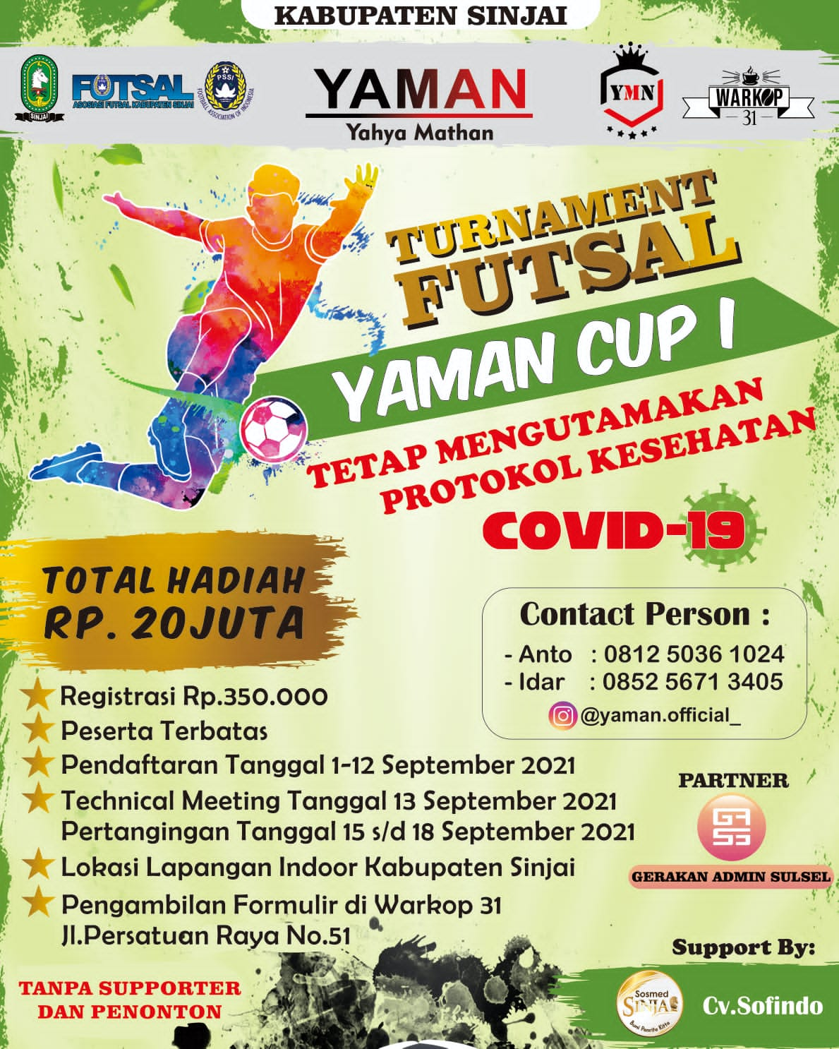 Tema Turnamen Futsal - KibrisPDR